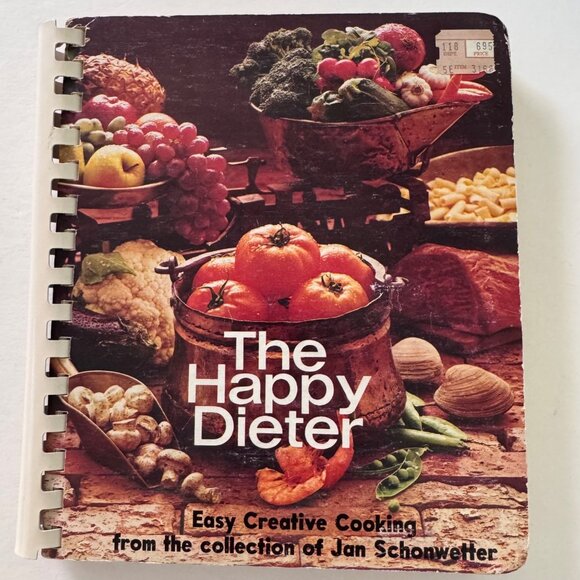 The Happy Dieter Cookbook Cook Book Cooking Jan Shonwetter MN Vintage 1974 - Picture 1 of 16